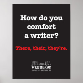 Daar, hun, ze zijn poster