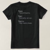 Daar Hun Zij Hebben Een Overhemd T-shirt (Design achterkant)