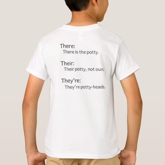 Daar Hun Zij Hebben Hemd T-shirt (Achterkant)