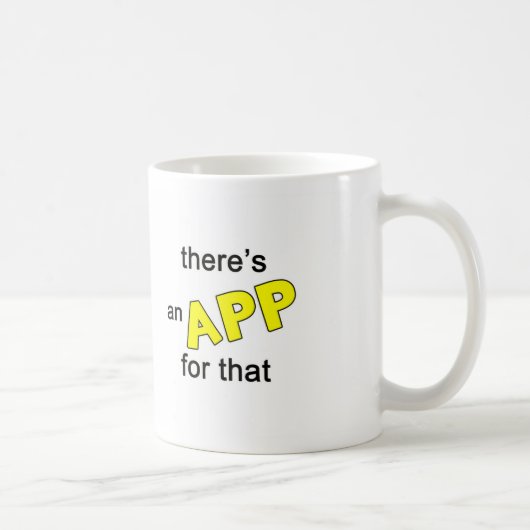 Daar is een app voor. koffiemok (Rechts)