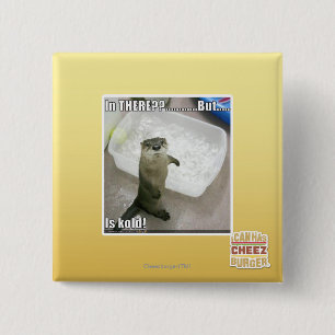 Daar? Is oud! Vierkante Button 5,1 Cm