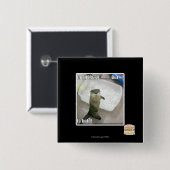 Daar? Is oud! Vierkante Button 5,1 Cm (Voorkant /achterkant)