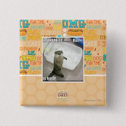 Daar? Is oud! Vierkante Button 5,1 Cm (Voorkant)