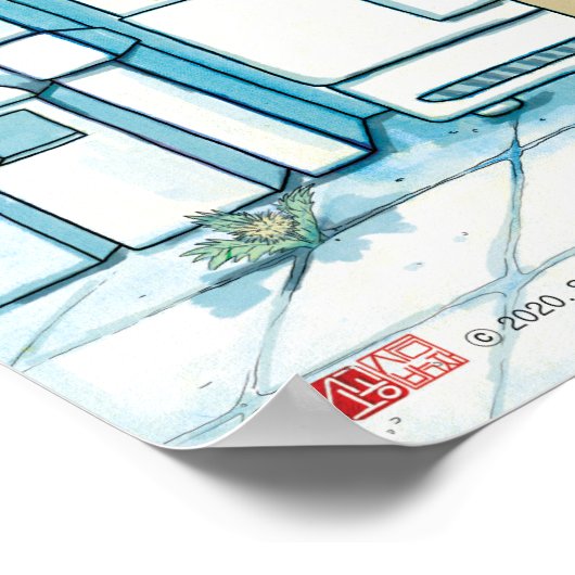 Daar is ze! Doki & Nabi reeks Origineel Poster (Hoek)