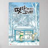 Daar is ze! Doki & Nabi reeks Origineel Poster (Voorkant)