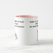 Daar kom ik wel op terug. Vrouwen koffie Mok (Midden)