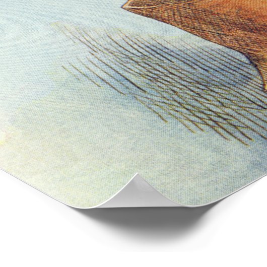 Daar komt Bill!" Poster (Hoek)