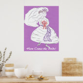 Daar komt de bruid poster (Keuken)