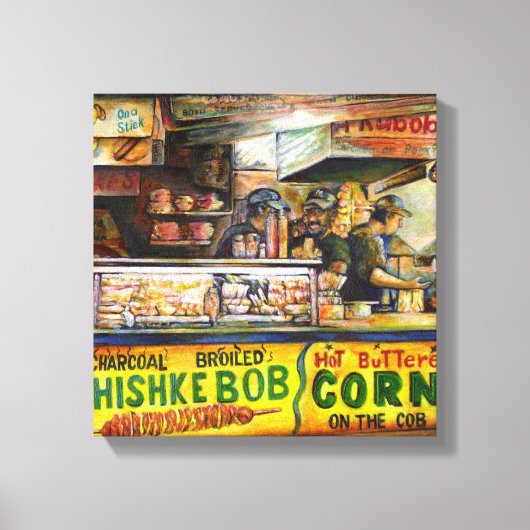 Daar kun je niet mee concurreren canvas afdruk (Voorkant)