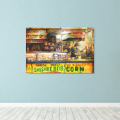 Daar kun je niet mee concurreren canvas afdruk (Insitu (Houten vloer))