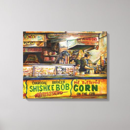Daar kun je niet mee concurreren canvas afdruk (Voorkant)
