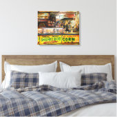 Daar kun je niet mee concurreren canvas afdruk (Insitu (Slaapkamer))