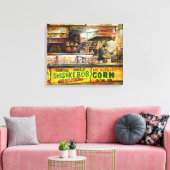 Daar kun je niet mee concurreren canvas afdruk (Insitu (Woonkamer))