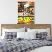 Daar kun je niet mee concurreren canvas afdruk (Insitu (Slaapkamer))
