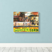 Daar kun je niet mee concurreren canvas afdruk (Insitu (Houten vloer))