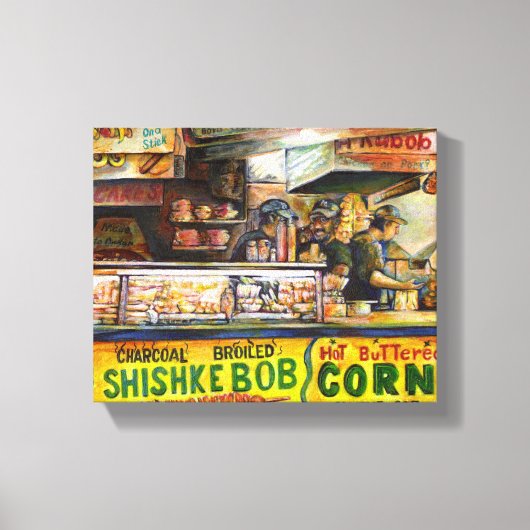 Daar kun je niet mee concurreren canvas afdruk (Voorkant)