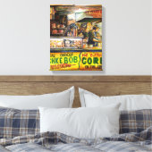 Daar kun je niet mee concurreren canvas afdruk (Insitu (Slaapkamer))