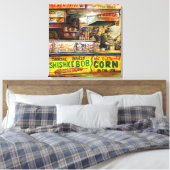 Daar kun je niet mee concurreren canvas afdruk (Insitu (Slaapkamer))
