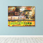 Daar kun je niet mee concurreren canvas afdruk (Insitu (Houten vloer))