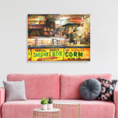 Daar kun je niet mee concurreren canvas afdruk (Insitu (Woonkamer))