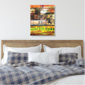 Daar kun je niet mee concurreren canvas afdruk (Insitu (Slaapkamer))