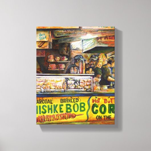 Daar kun je niet mee concurreren canvas afdruk (Voorkant)