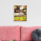 Daar kun je niet mee concurreren canvas afdruk (Insitu (Woonkamer))