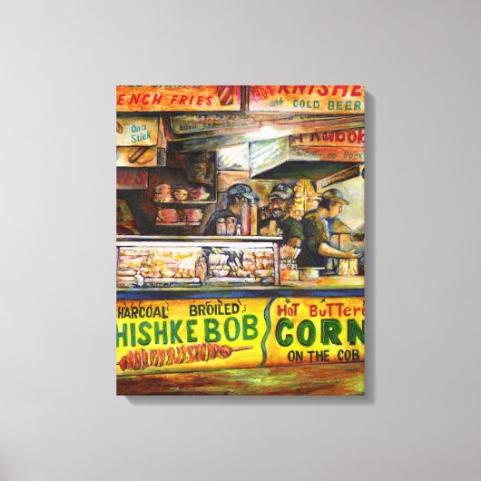 Daar kun je niet mee concurreren canvas afdruk (Voorkant)