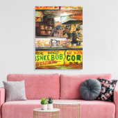 Daar kun je niet mee concurreren canvas afdruk (Insitu (Woonkamer))
