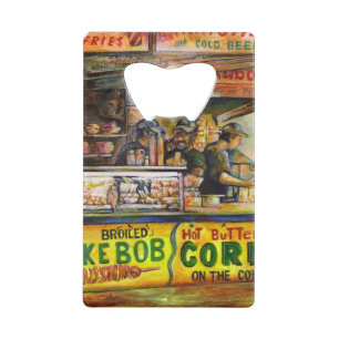 Daar kun je niet mee concurreren creditkaart flessenopener