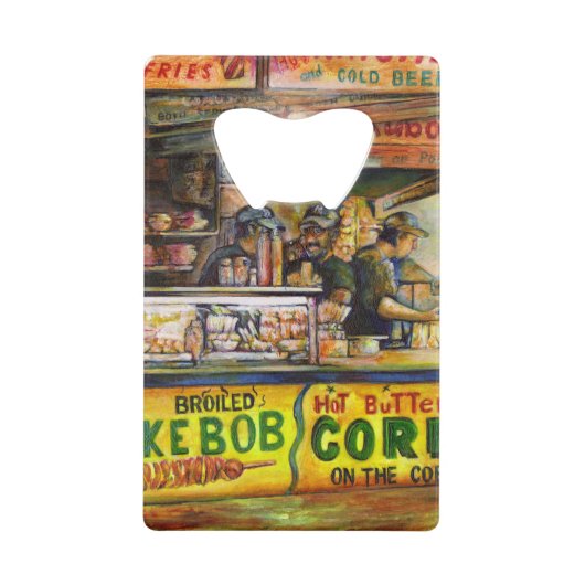 Daar kun je niet mee concurreren creditkaart flessenopener (Voorkant)