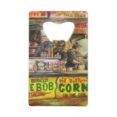 Daar kun je niet mee concurreren creditkaart flessenopener (Achterkant)