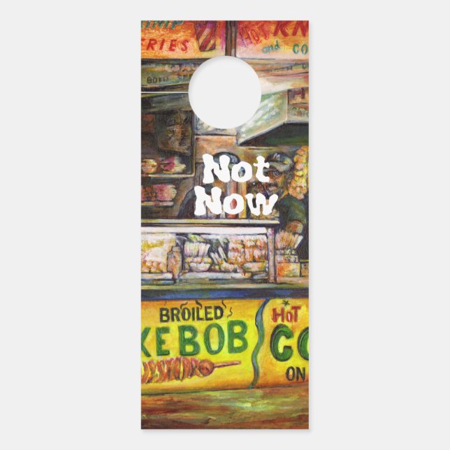 Daar kun je niet mee concurreren deurhanger (Voorkant)