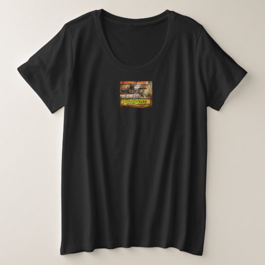 Daar kun je niet mee concurreren grote maat t-shirt (Design voorkant)