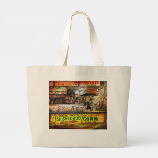 Daar kun je niet mee concurreren grote tote bag (Achterkant)