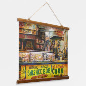 Daar kun je niet mee concurreren hangend wandkleed (Gebogen)