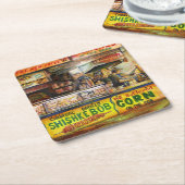 Daar kun je niet mee concurreren kartonnen onderzetters (Schuin)