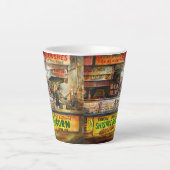 Daar kun je niet mee concurreren latte mok (Voorkant)