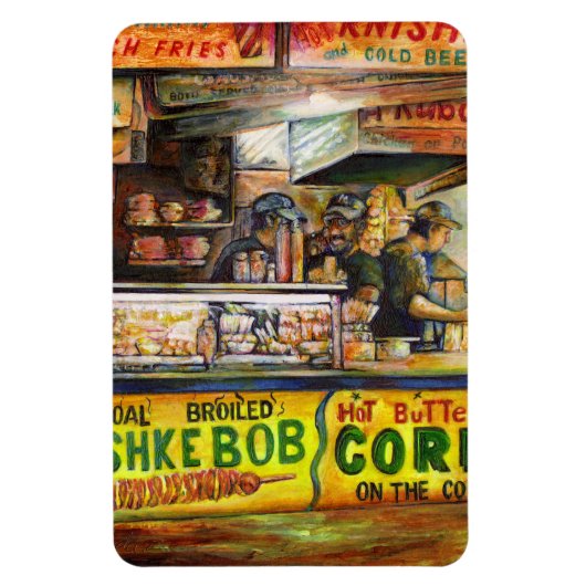 Daar kun je niet mee concurreren magneet (Verticaal)