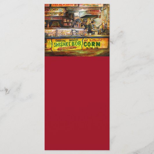 Daar kun je niet mee concurreren menu (Voorkant)