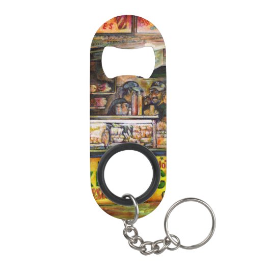 Daar kun je niet mee concurreren mini flessenopener (Achterkant)