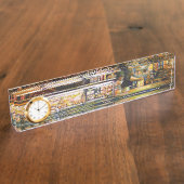 Daar kun je niet mee concurreren naambordje (Zijkant)