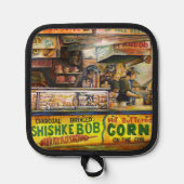 Daar kun je niet mee concurreren pannenlap (Voorkant)