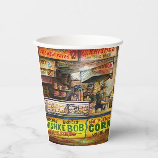 Daar kun je niet mee concurreren papieren bekers (Voorkant)