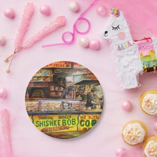 Daar kun je niet mee concurreren papieren bordje (Feest)