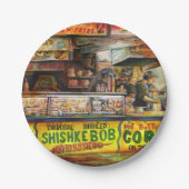 Daar kun je niet mee concurreren papieren bordje (Voorkant)