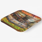 Daar kun je niet mee concurreren papieren bordje (Gebogen)