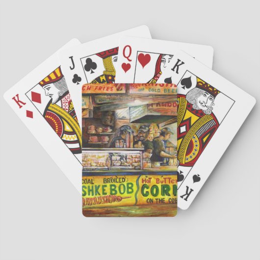 Daar kun je niet mee concurreren pokerkaarten (Achterkant)