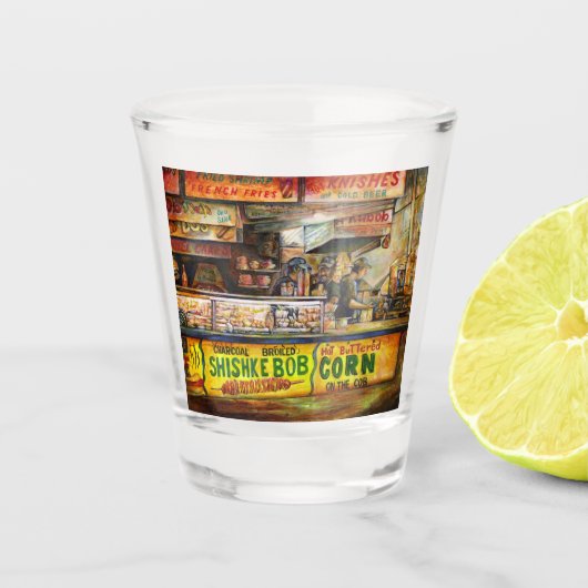 Daar kun je niet mee concurreren shot glas (Voorkant)