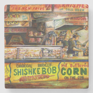 Daar kun je niet mee concurreren stenen onderzetter